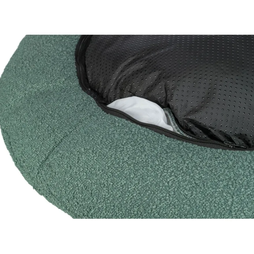 TRIXIE Vital Bett CityStyle, oval, dunkelgrün | 75 x 60 cm