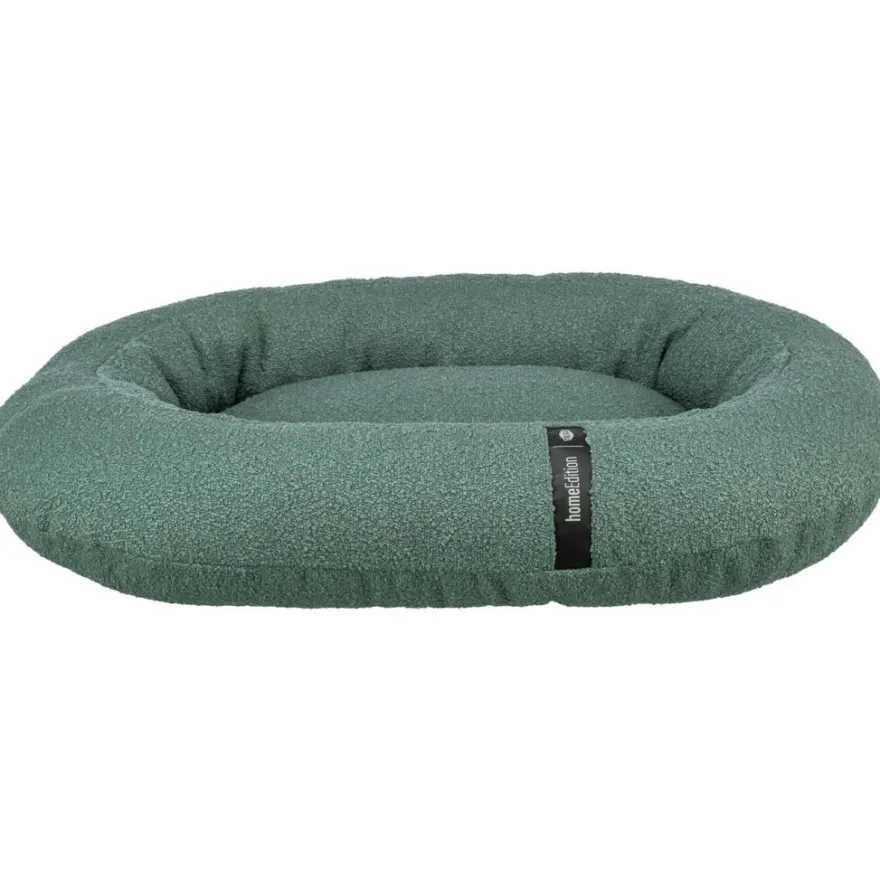 TRIXIE Vital Bett CityStyle, oval, dunkelgrün | 75 x 60 cm