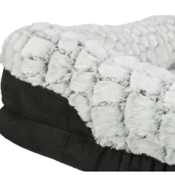 TRIXIE Vital Bett Lino, eckig, schwarz/grau | 70 x 55 cm