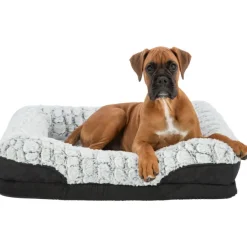 TRIXIE Vital Bett Lino, eckig, schwarz/grau | 70 x 55 cm