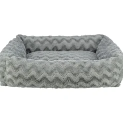 TRIXIE Vital Bett Loki, recycelt, eckig, grau | 65 x 50 cm