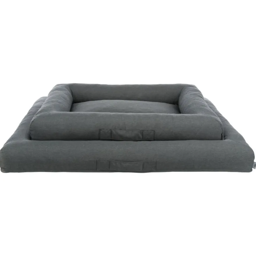 TRIXIE Vital Bett Pulito, eckig, grau | 100 x 80 cm