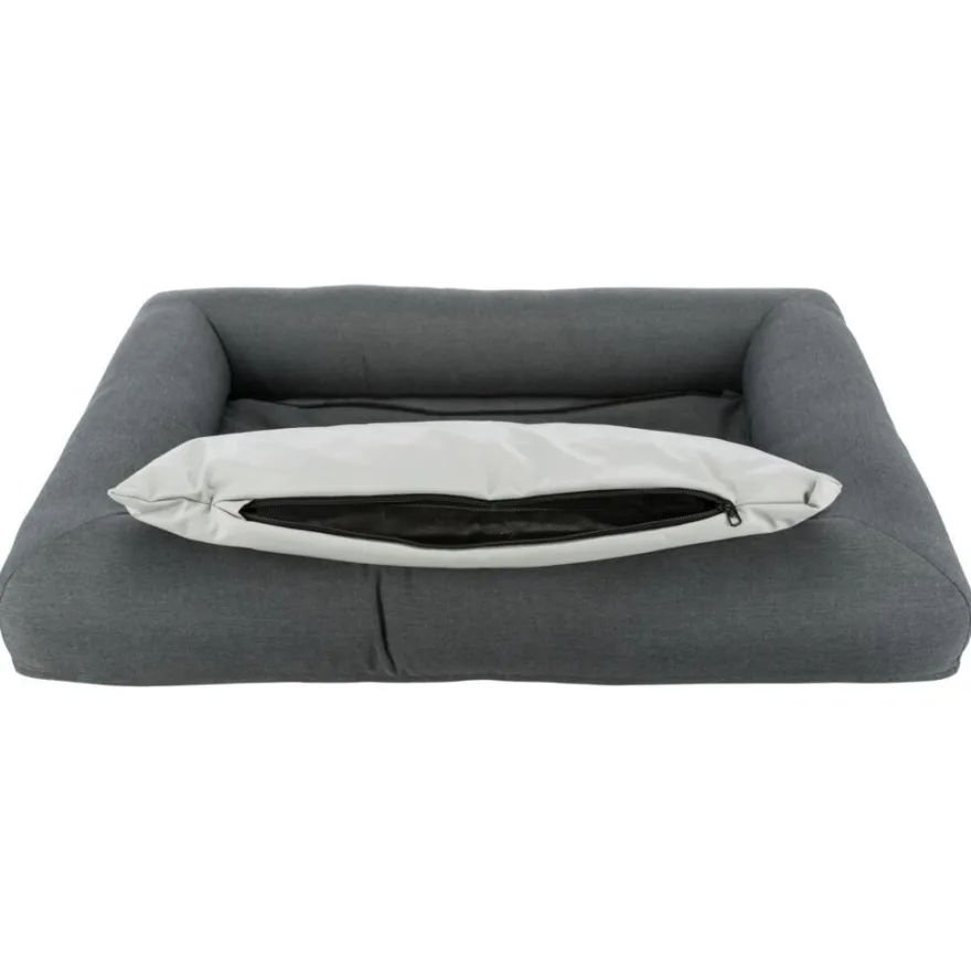 TRIXIE Vital Bett Pulito, eckig, grau | 100 x 80 cm