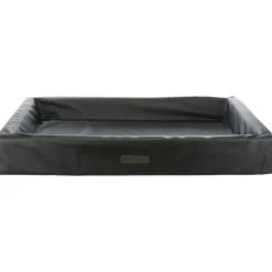 TRIXIE Vital Bett Remo, eckig, Kunstleder, schwarz | 90 x 70 cm