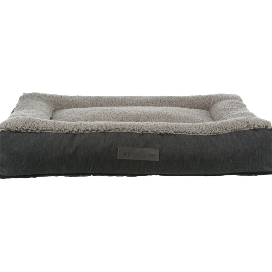 TRIXIE Vital Kissen Bendson, eckig, dunkelgrau/hellgrau | 100 x 70 cm
