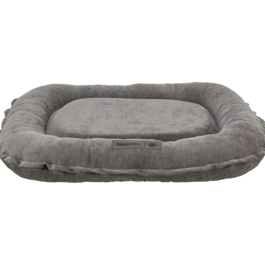 TRIXIE Vital Kissen Lennox, oval, grau | 70 x 55 cm