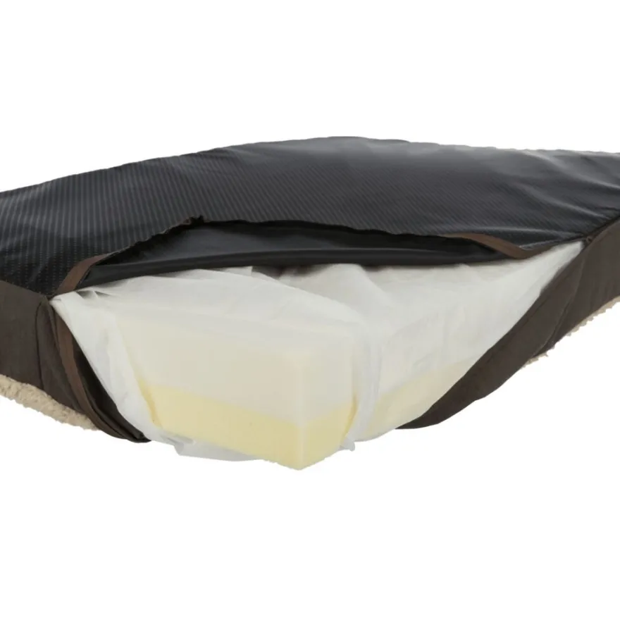 TRIXIE Vital Matratze Bendson, dunkelbraun/beige | 80 x 60 cm