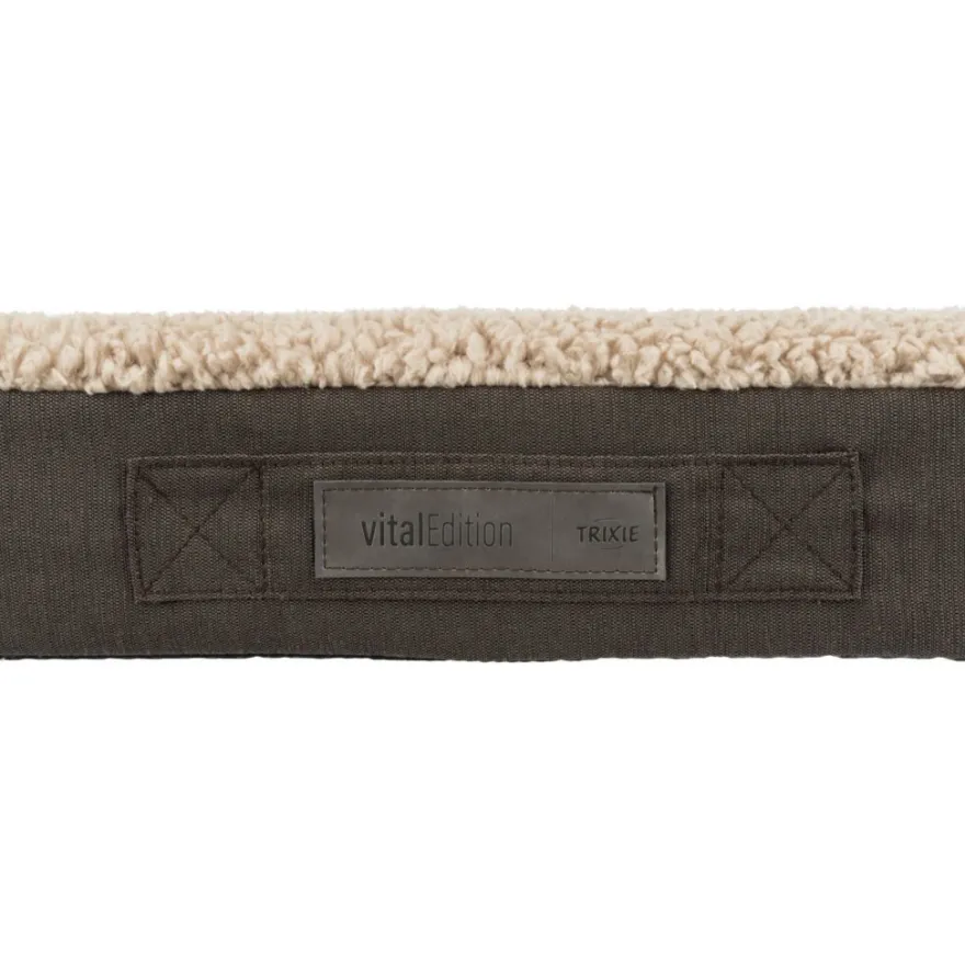 TRIXIE Vital Matratze Bendson, dunkelbraun/beige | 80 x 60 cm