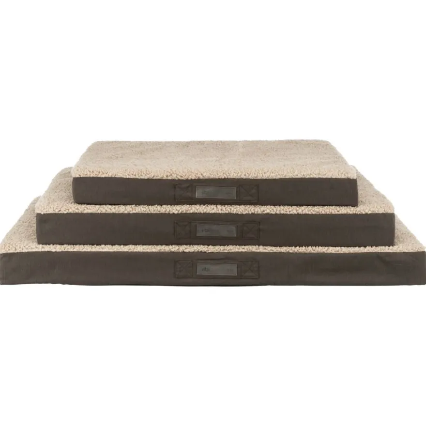 TRIXIE Vital Matratze Bendson, dunkelbraun/beige | 80 x 60 cm