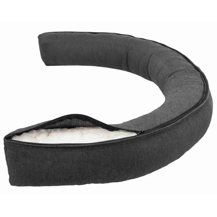 TRIXIE Vital Sofa Bendson, oval, dunkelgrau/hellgrau | 100 x 80 cm