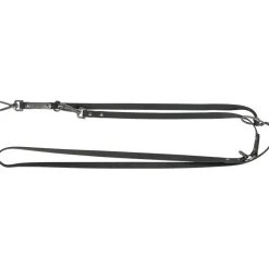TRIXIE V-Leine CityStyle, PVC, 2m, schwarz | S–M: 2.00 m/13 mm