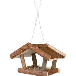 TRIXIE Vogelfutterhaus zum Aufhängen, natur | 32 × 23 × 20 cm