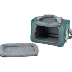 TRIXIE Wohn- und Transporttasche Vicky, grau | 40 × 27 × 28 cm