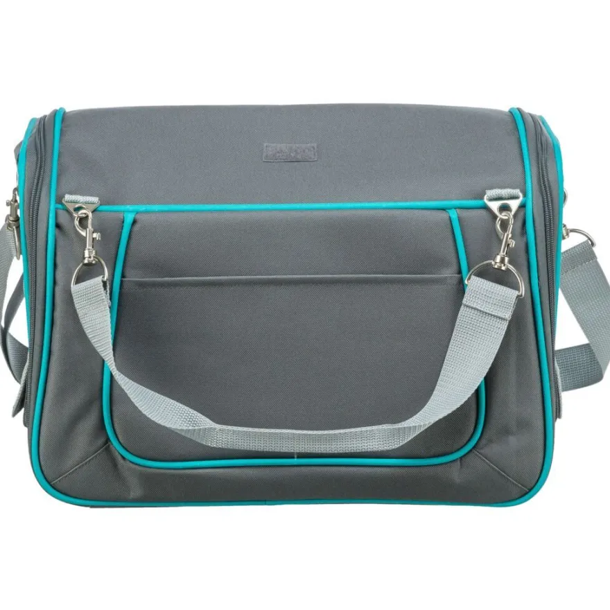 TRIXIE Wohn- und Transporttasche Vicky, grau | 40 × 27 × 28 cm