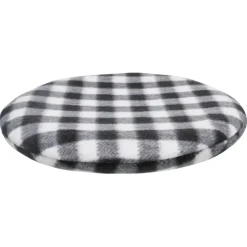 TRIXIE Wärmekissen für Mikrowelle, schwarz/weiß | ø 26 cm