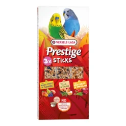 Versele Laga Prestige Sticks Kleinsittiche Triple Variety Pack - 3 Geschmacksrichtungen | 90 g