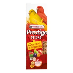 Versele Laga Prestige Sticks Kanarien mit gemischten Früchten & Löwenzahn - 2 Stück | 60 g
