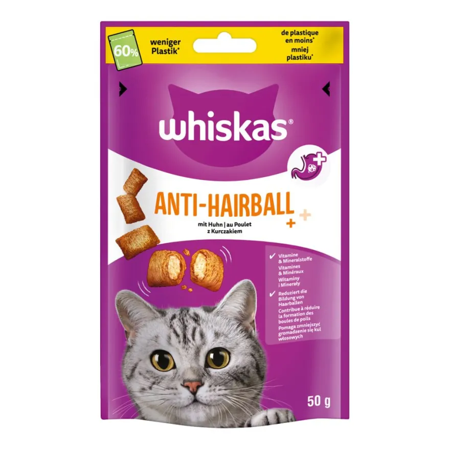 WHISKAS® Anti-Hairball mit Huhn | 50 g