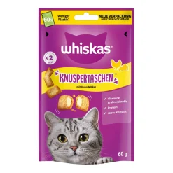 WHISKAS® KNUSPERTASCHEN mit Huhn und Käse | 60 g