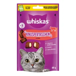 WHISKAS® KNUSPERTASCHEN mit Rind | 60 g