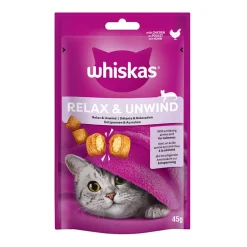 WHISKAS® Portionsbeutel Relax & Unwind mit Huhn | 45 g