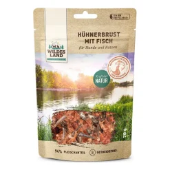 Wildes Land Cat - Fleischsnacks - Hühnerbrust mit Fisch | 70 g