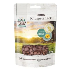 Wildes Land Cat - Knuspersnack - Huhn mit Ringelblume | 50 g