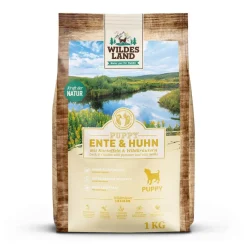 Wildes Land Classic Puppy - Ente und Huhn | 1 kg
