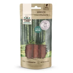 Wildes Land Dörrfleisch - Hirsch 3 Stück | 65 g