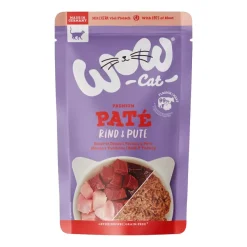 WOW CAT Adult Paté - Multipack | 6 x 125 g