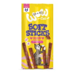 WOW Cat Soft Sticks Huhn | 6 x 5 g