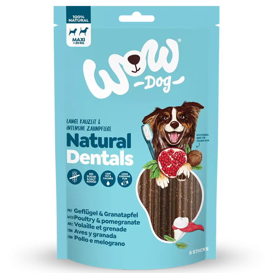 WOW DOG Natural Dentals MAXI | 230 g